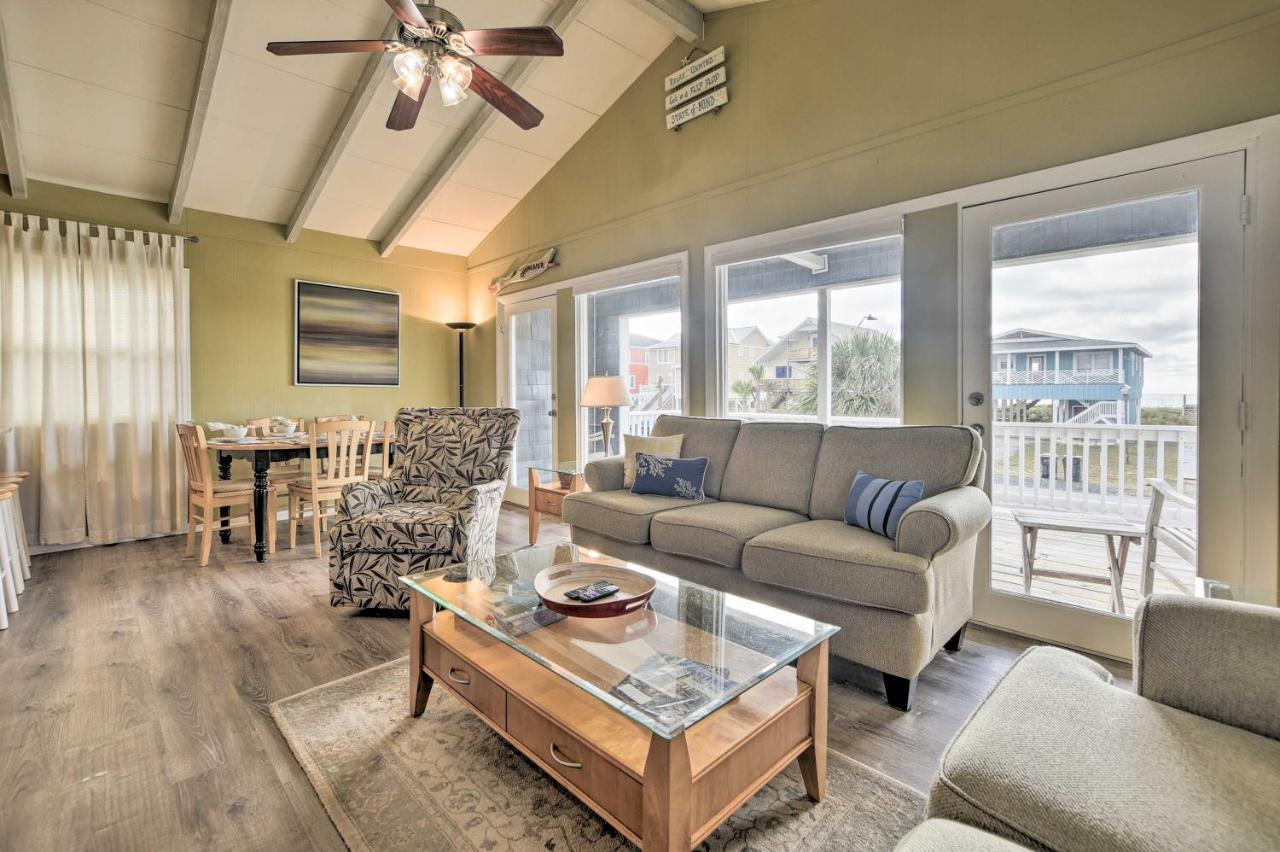 2nd-Row Holden Beach Abode - Steps to Ocean! Exterior foto