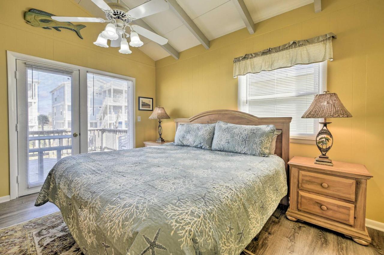 2nd-Row Holden Beach Abode - Steps to Ocean! Exterior foto