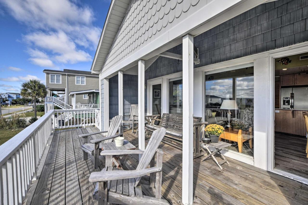 2nd-Row Holden Beach Abode - Steps to Ocean! Exterior foto