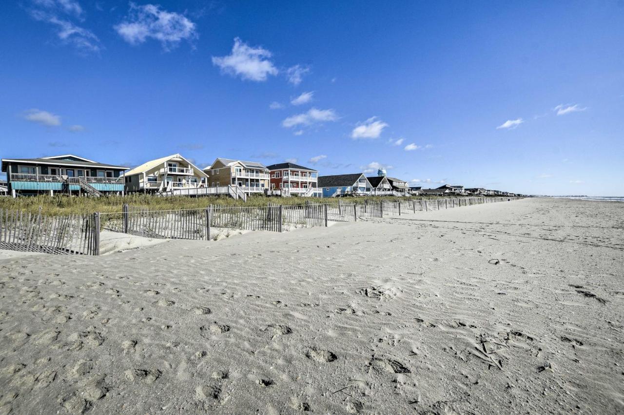 2nd-Row Holden Beach Abode - Steps to Ocean! Exterior foto