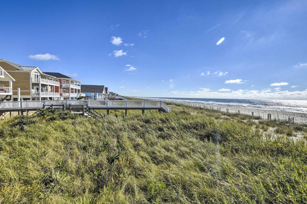 2nd-Row Holden Beach Abode - Steps to Ocean! Exterior foto