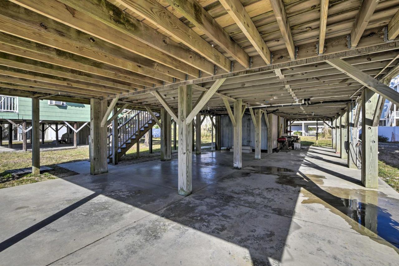 2nd-Row Holden Beach Abode - Steps to Ocean! Exterior foto